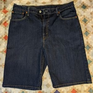 Levi's blue denim shorts